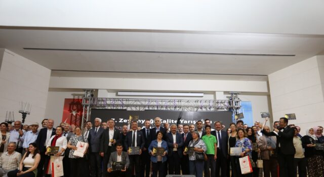 MUĞLA ZEYTİNYAĞI KALİTE YARIŞMASI ÖDÜLLERİ SAHİPLERİNİ BULDU